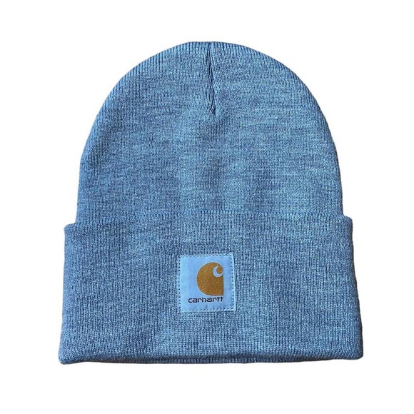 Carhartt Other - Carhartt heathered light gray beanie Logo One Size